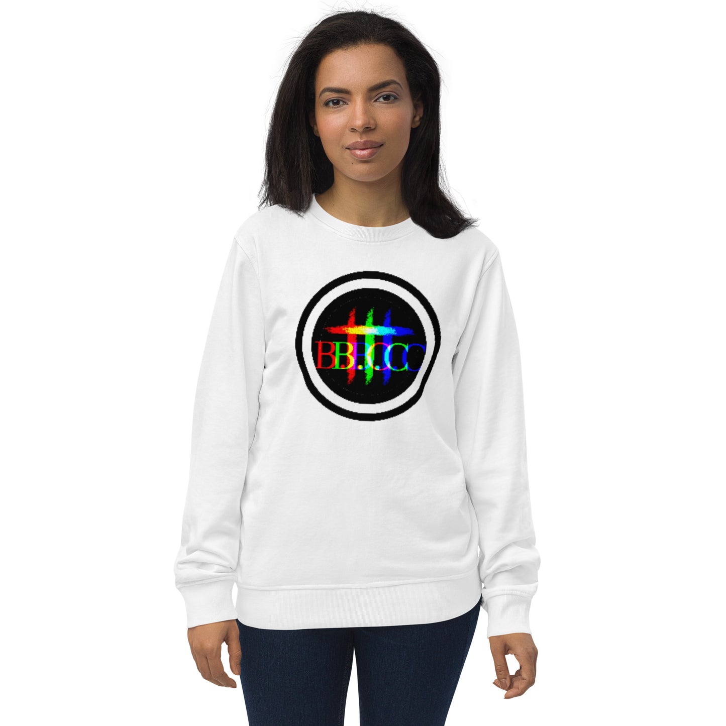 Biblical Truth Cycle - Organic Sweatshirt - Logo II (Rainbow)