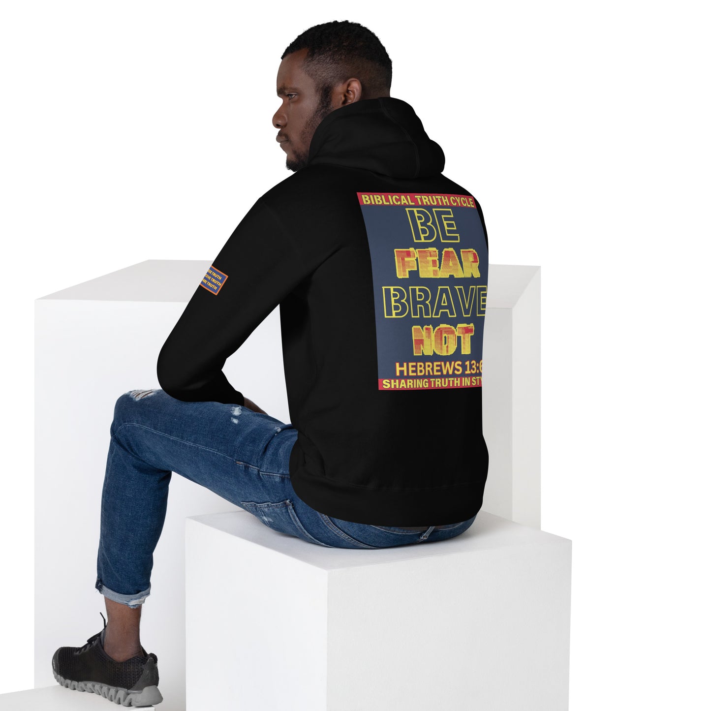 Biblical Truth Cycle - Pullover Hoodie (Be Brave/Fear Not)