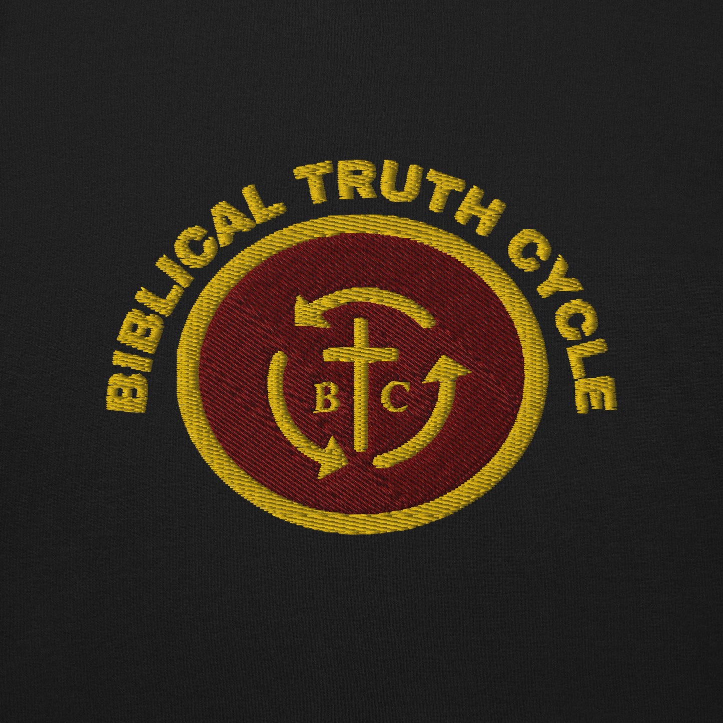 Biblical Truth Cycle - Embroidered Sweatshirt (Logo-NoSlo)