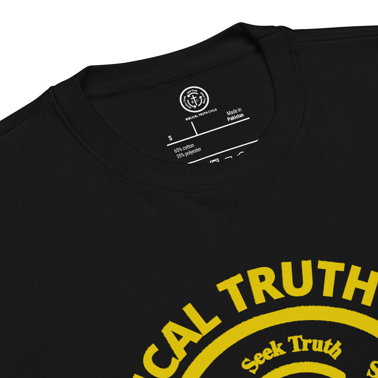 Biblical Truth Cycle - Premium Sweatshirt (Gold Logo)