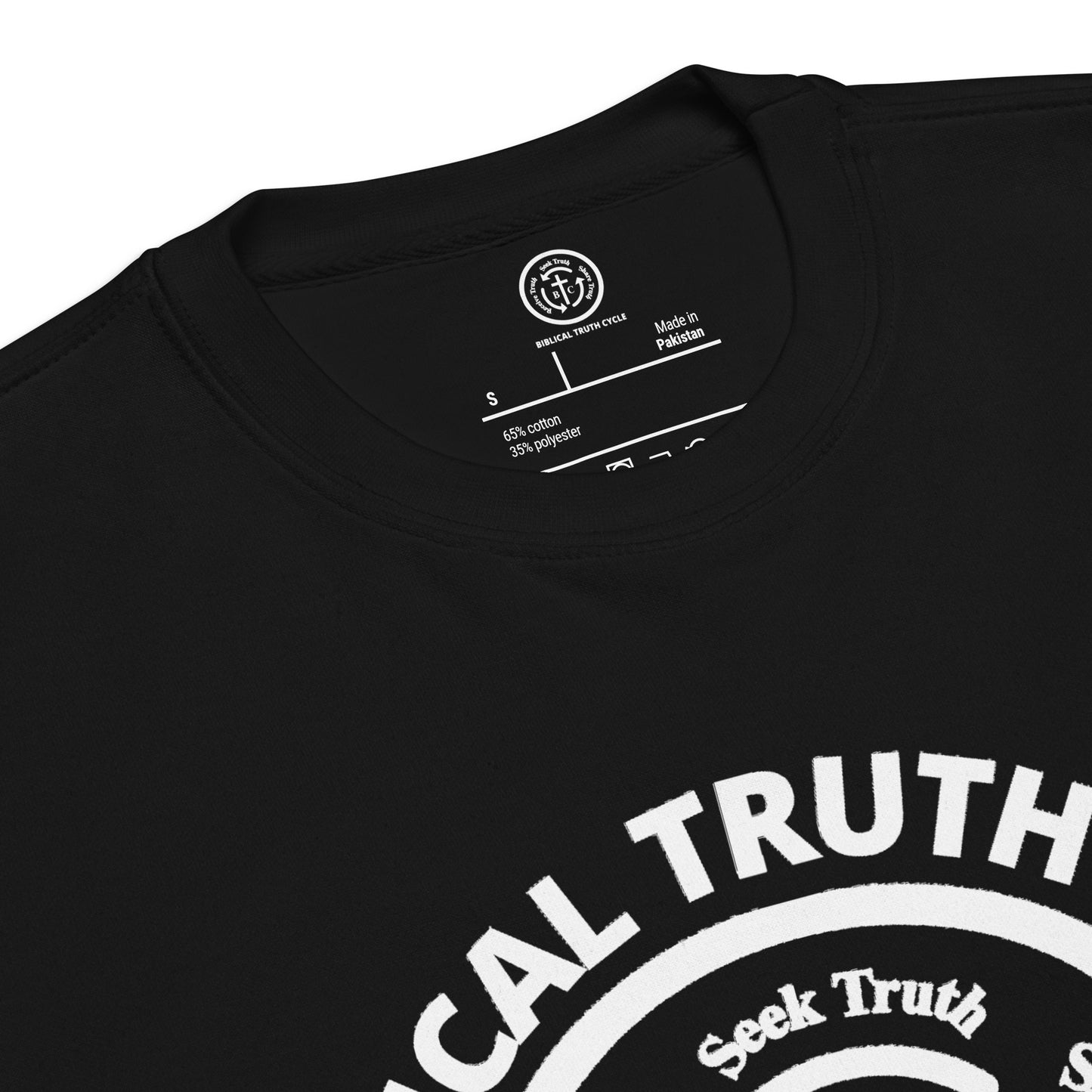 Biblical Truth Cycle - Premium Sweatshirt (White Logo)