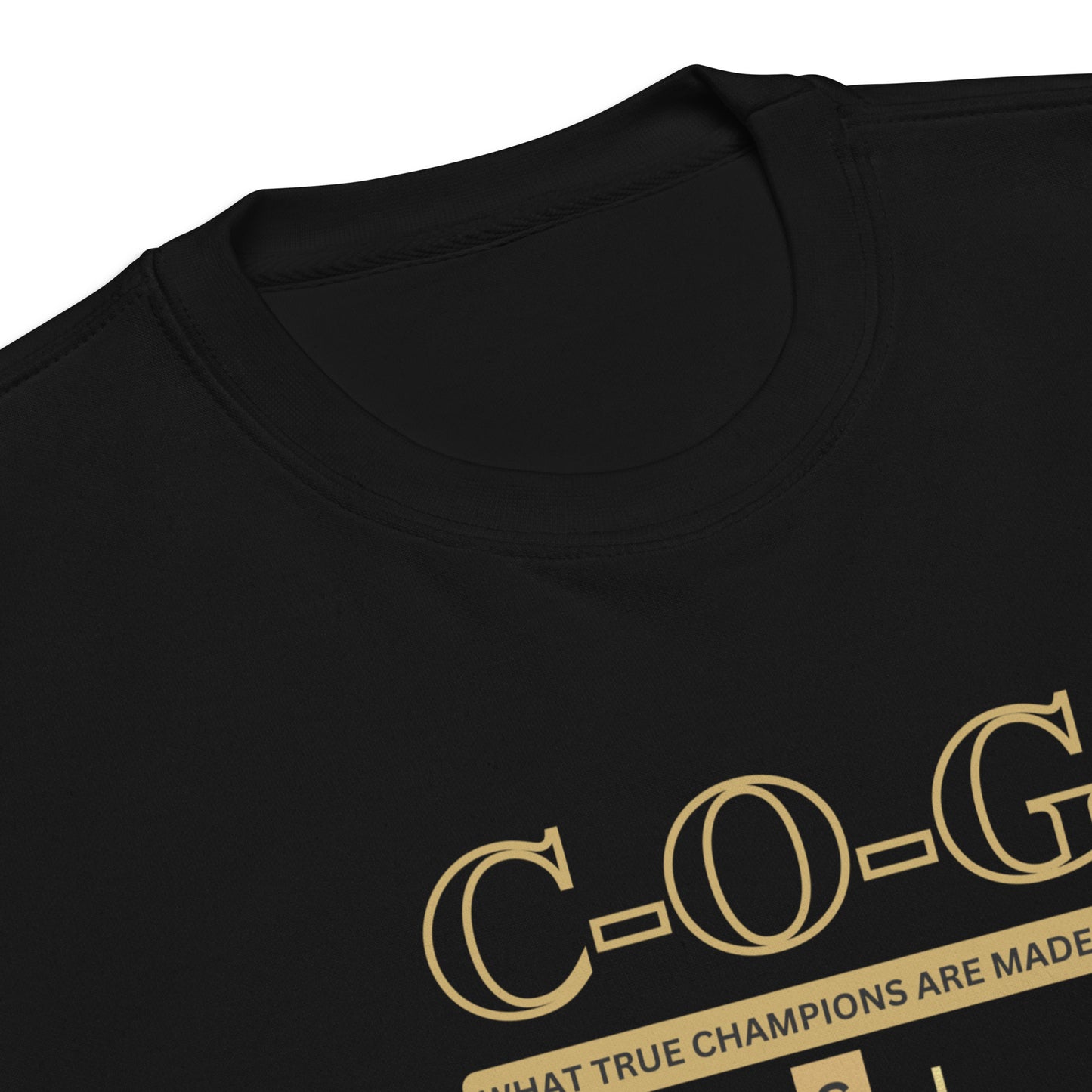 Biblical Truth Cycle -Champions of God Sweatshirt (C-O-G_Old Gold/Black)