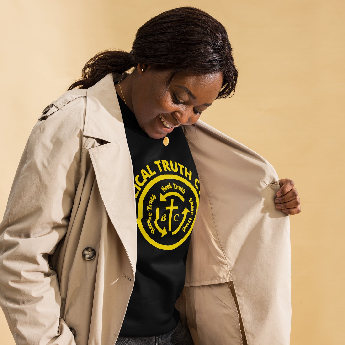 Biblical Truth Cycle - Premium Sweatshirt (Gold Logo)