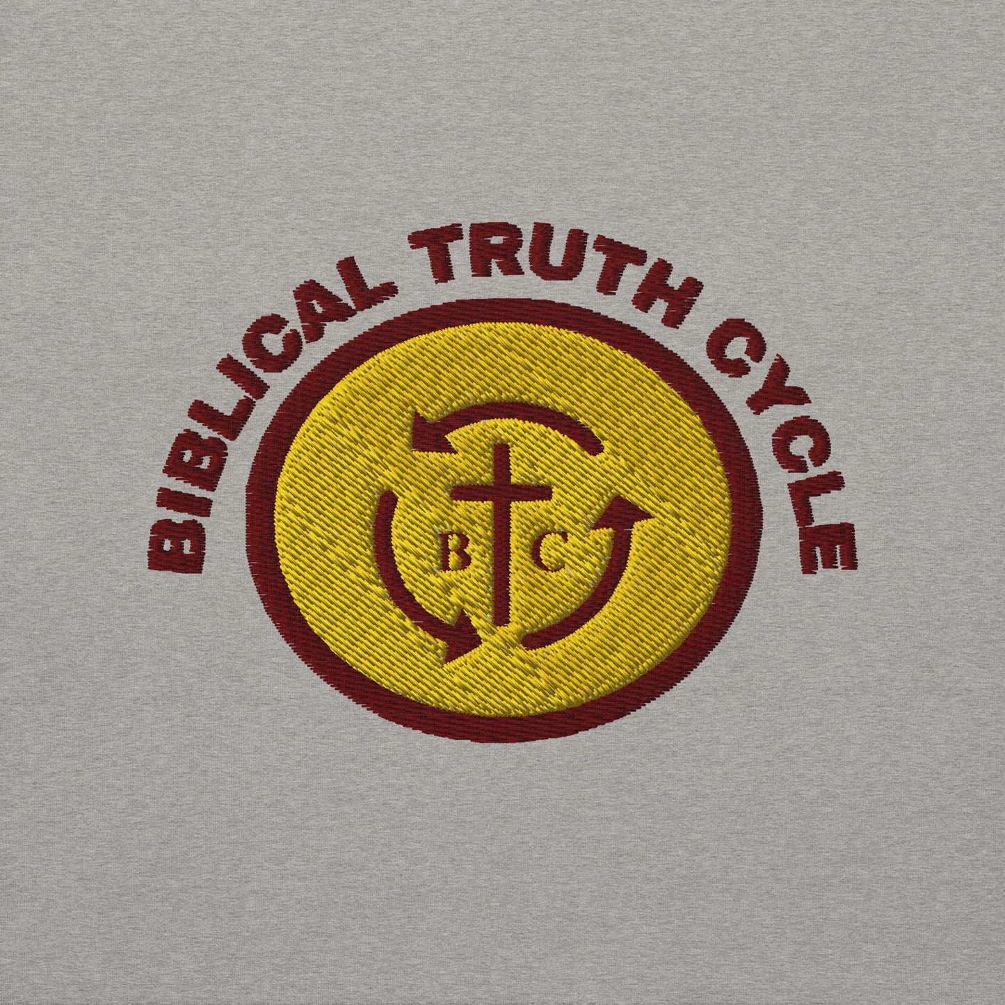 Biblical Truth Cycle - Embroidered Sweatshirt (Logo-NoSlo)