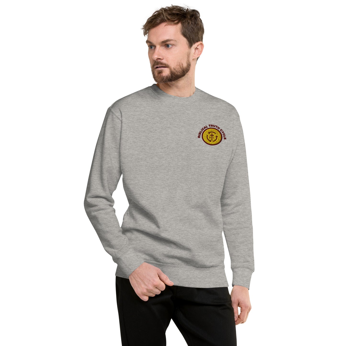 Biblical Truth Cycle - Embroidered Sweatshirt (Logo-NoSlo)