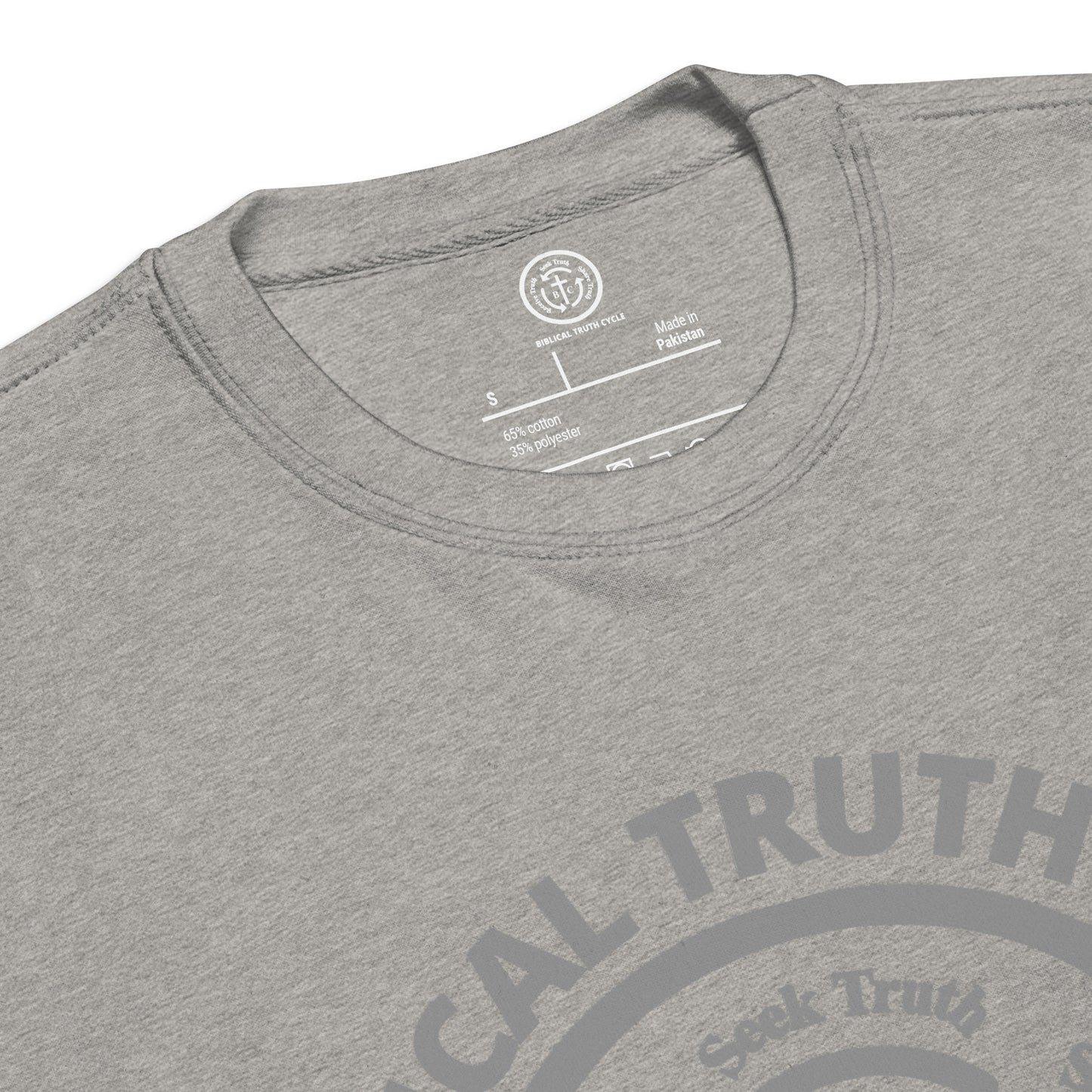 Biblical Truth Cycle - Premium Sweatshirt (Grey Logo)