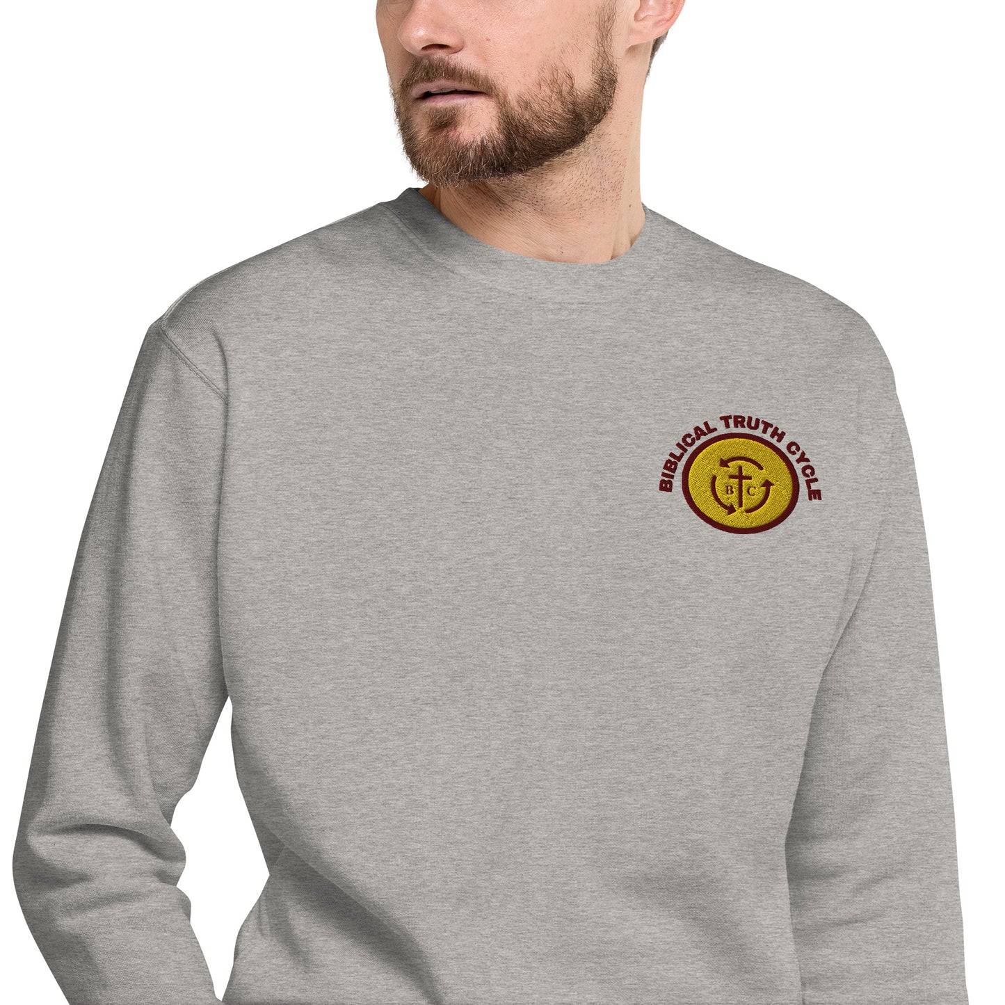 Biblical Truth Cycle - Embroidered Sweatshirt (Logo-NoSlo)