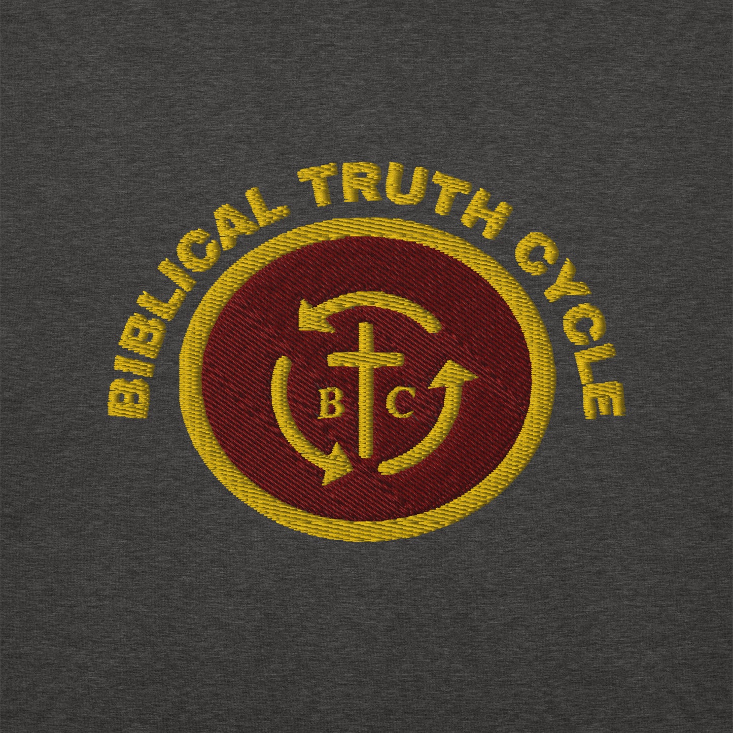 Biblical Truth Cycle - Embroidered Sweatshirt (Logo-NoSlo)