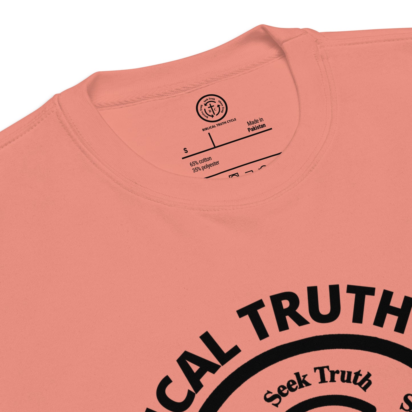 Biblical Truth Cycle - Preium Sweatshirt (Black Logo)