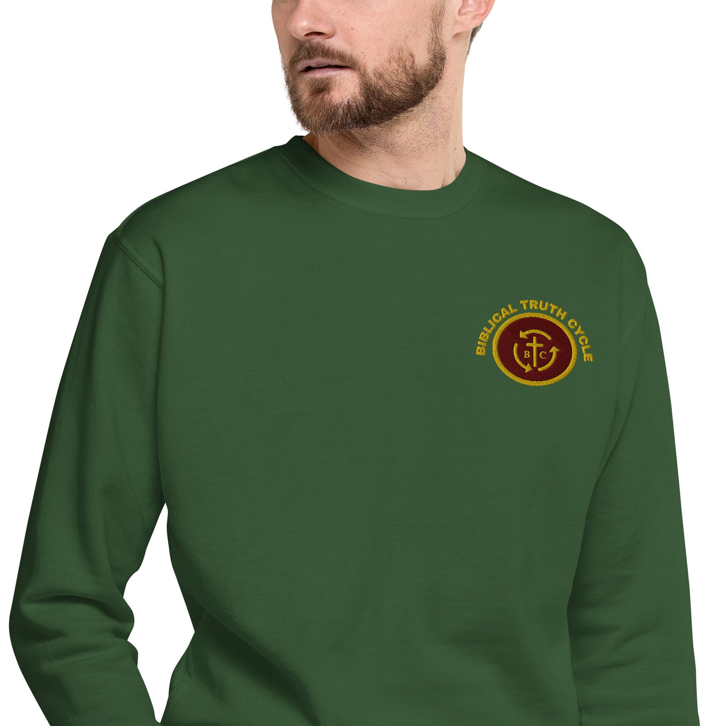 Biblical Truth Cycle - Embroidered Sweatshirt (Logo-NoSlo)