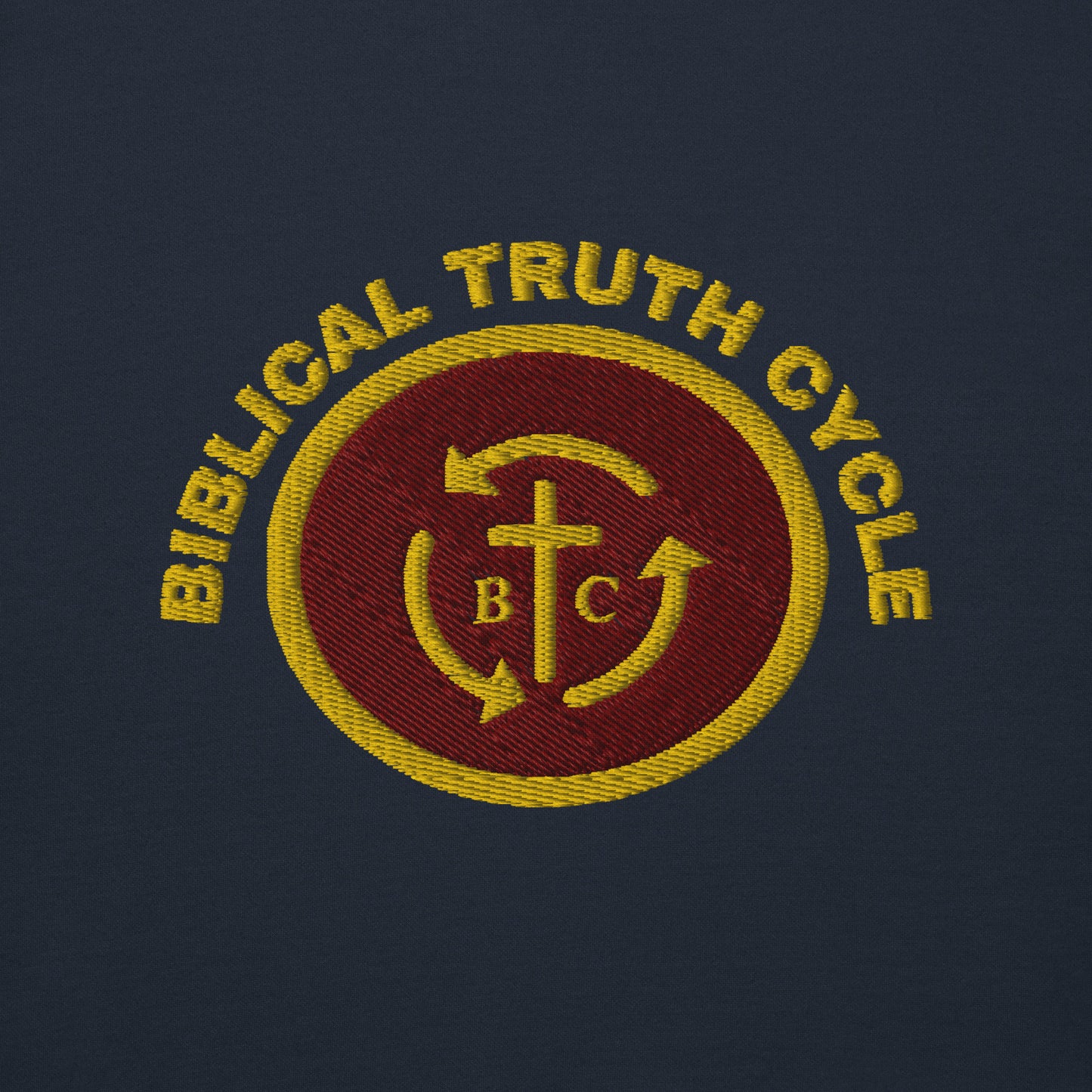 Biblical Truth Cycle - Embroidered Sweatshirt (Logo-NoSlo)