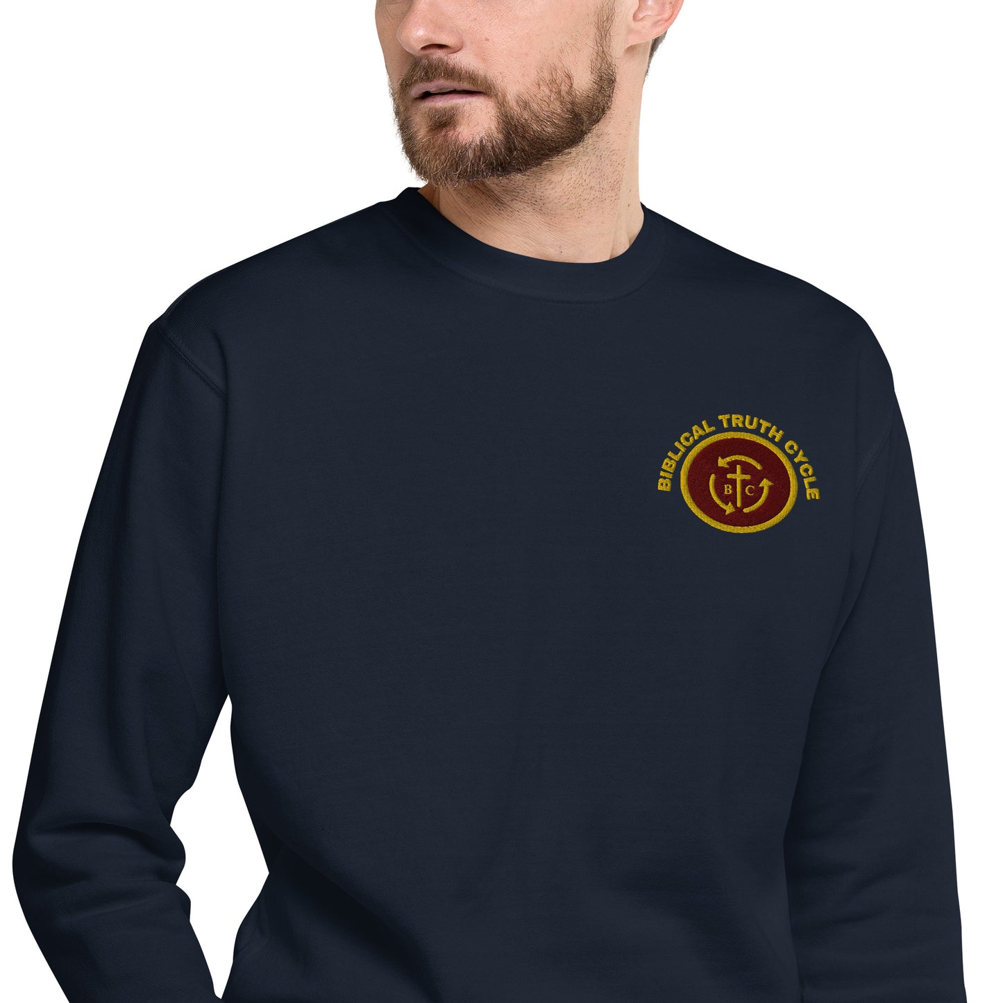 Biblical Truth Cycle - Embroidered Sweatshirt (Logo-NoSlo)