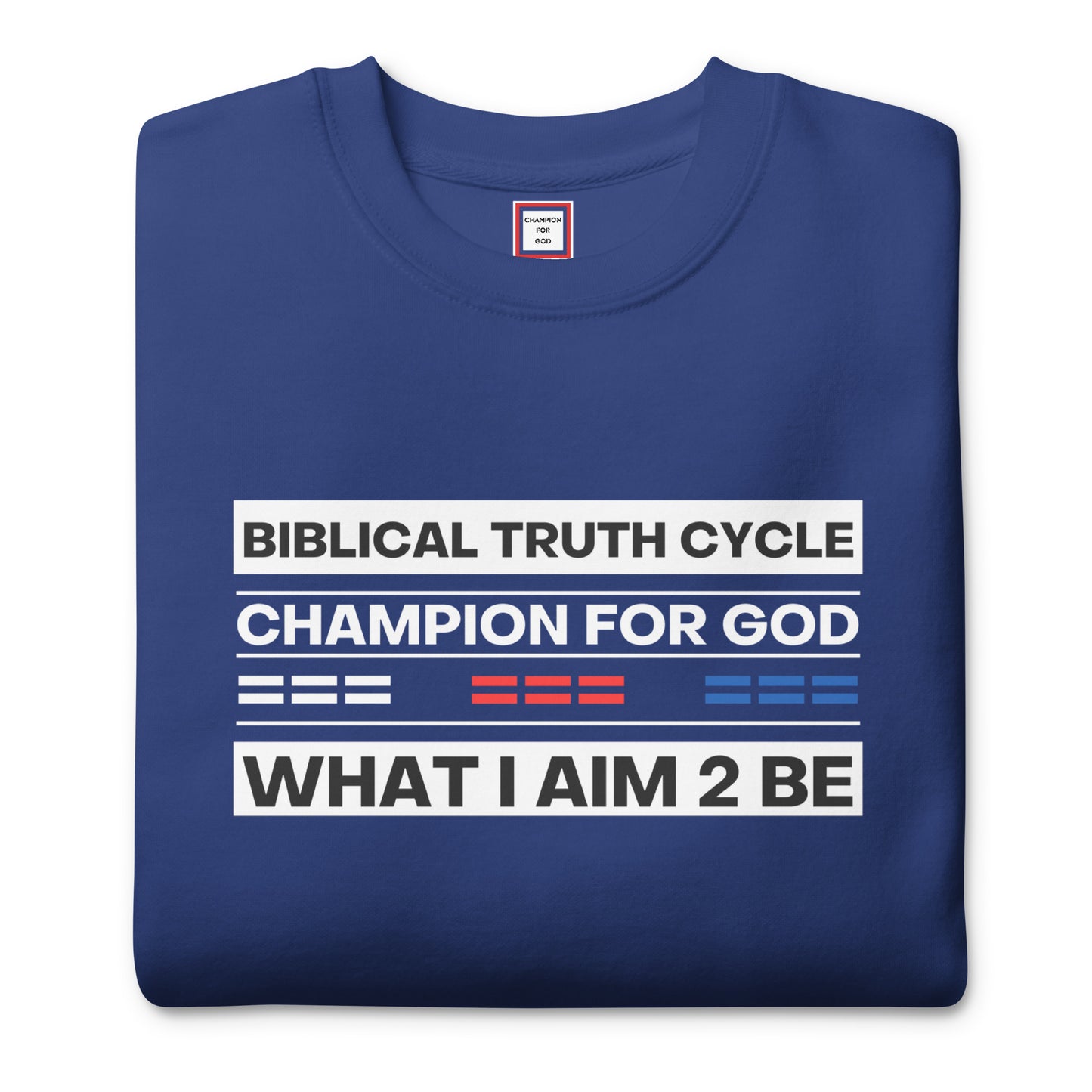 Champion For God - Sweatshirt (W.I.A.2.B.)