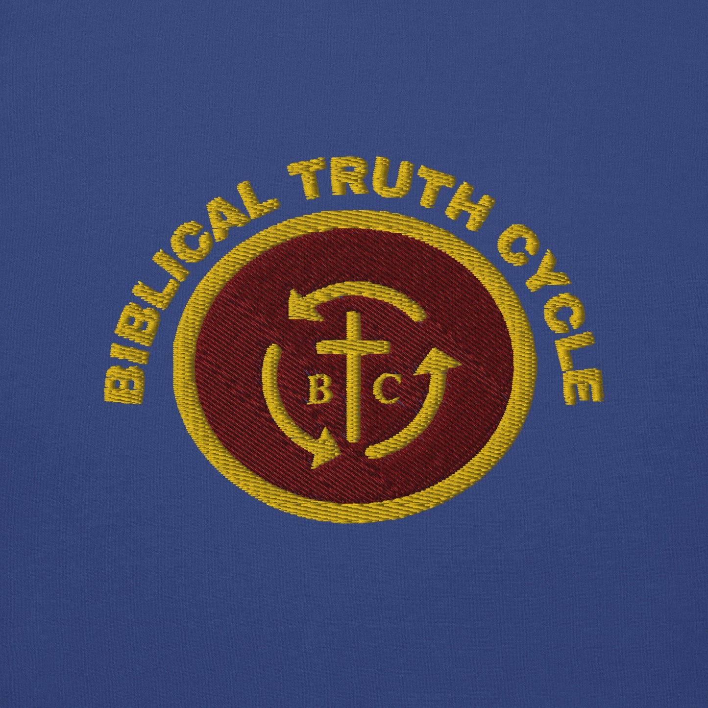 Biblical Truth Cycle - Embroidered Sweatshirt (Logo-NoSlo)