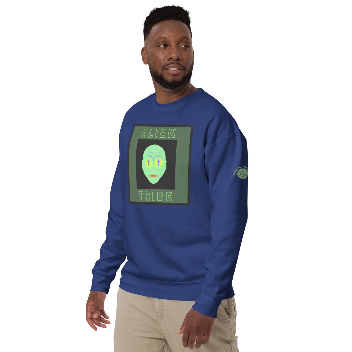 Biblical Truth Cycle - Premium Sweatshirt (Alien Tribe)