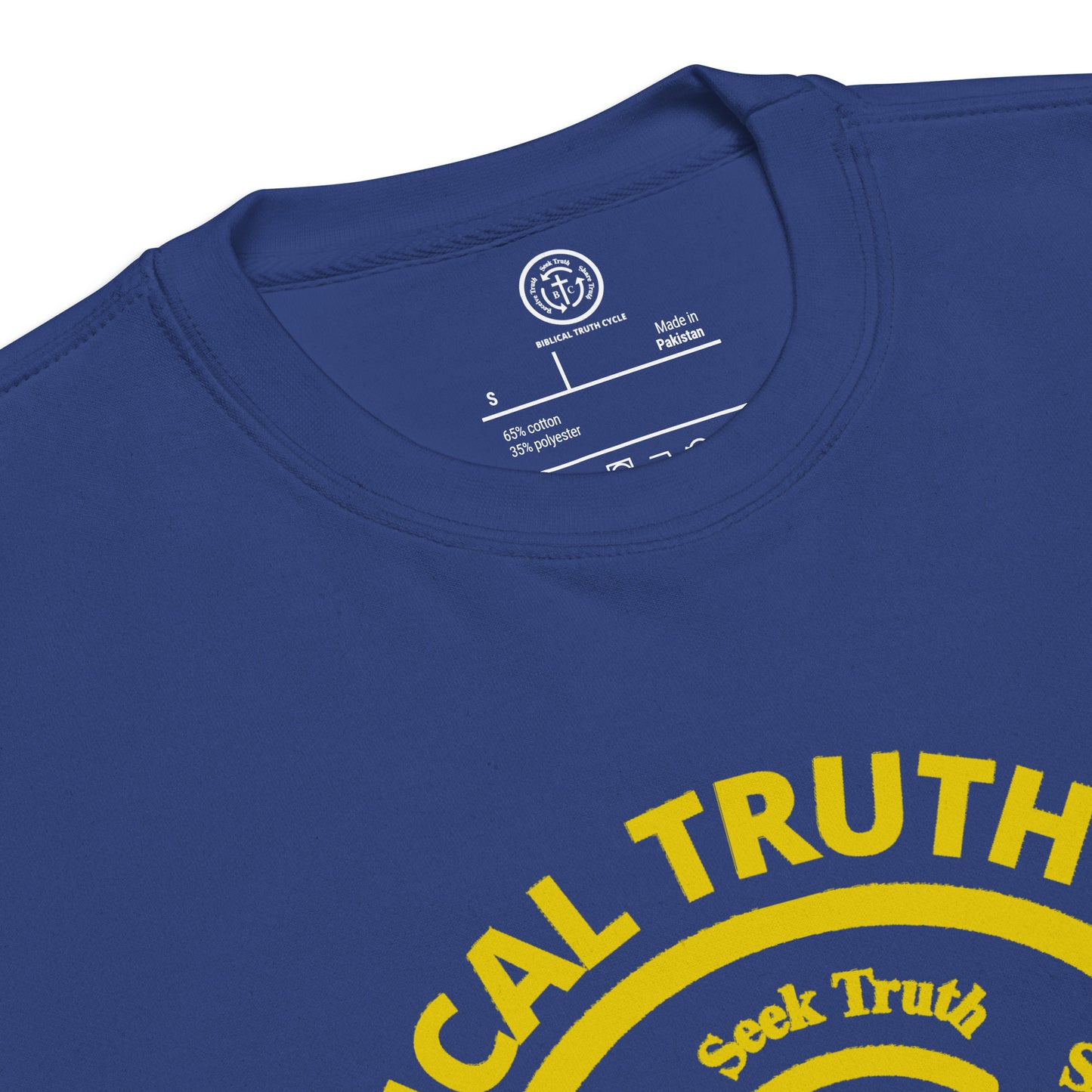 Biblical Truth Cycle - Premium Sweatshirt (Gold Logo)