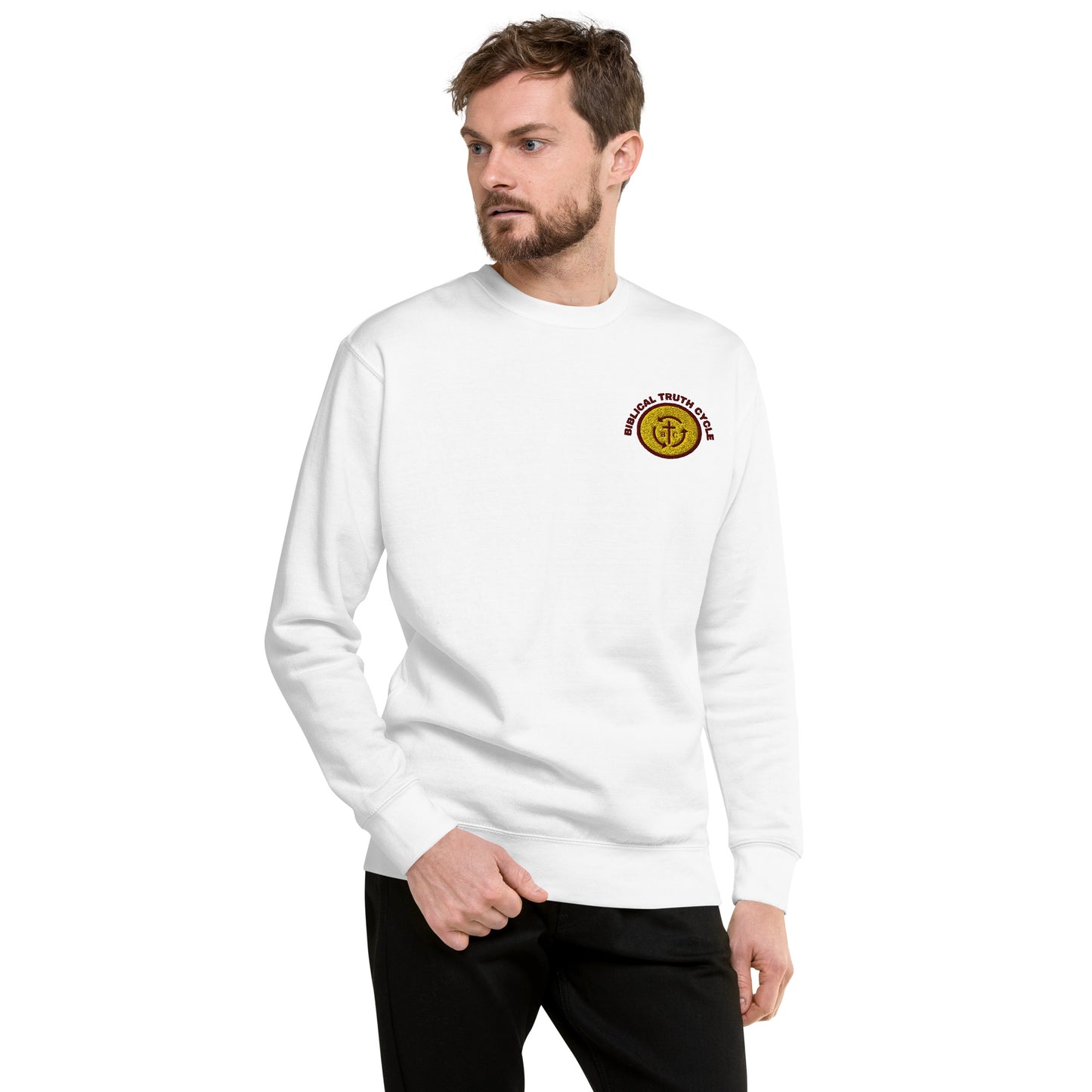 Biblical Truth Cycle - Embroidered Sweatshirt (Logo-NoSlo)