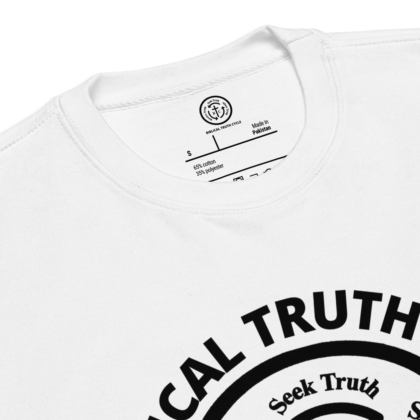 Biblical Truth Cycle - Preium Sweatshirt (Black Logo)