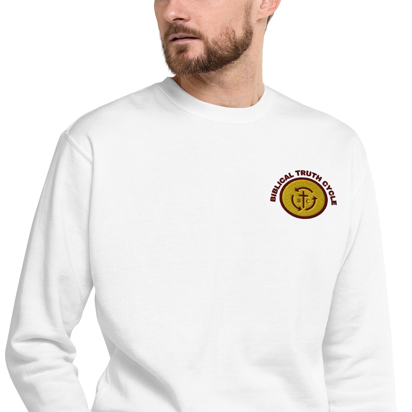 Biblical Truth Cycle - Embroidered Sweatshirt (Logo-NoSlo)