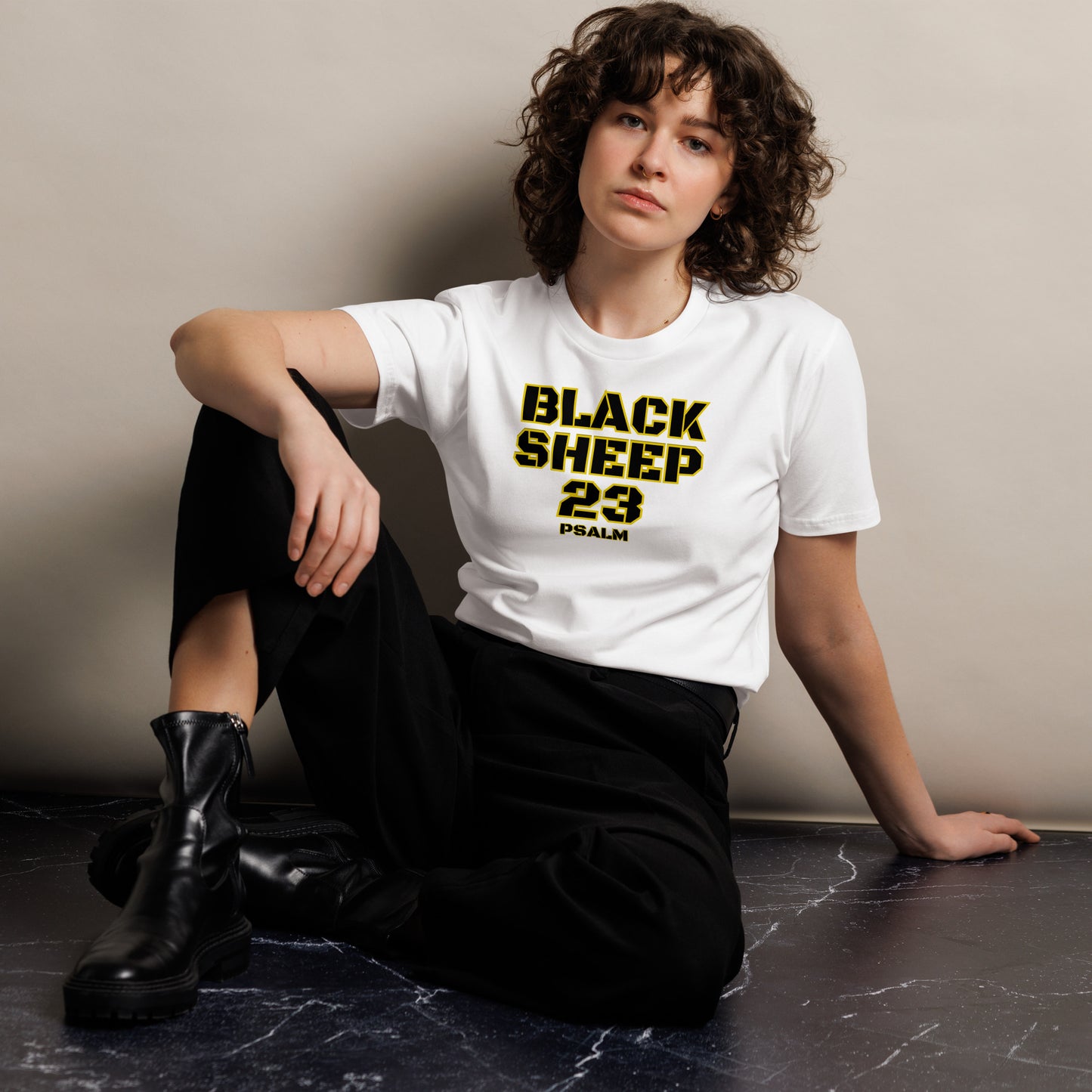 Sheep 23 - Premium T-Shirt (Black Sheep)