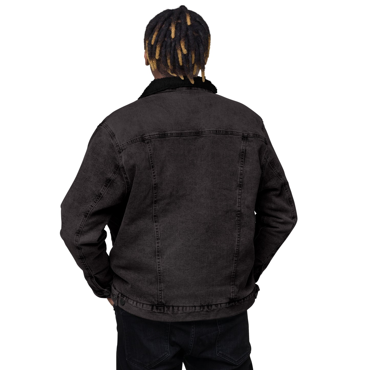 Biblical Truth Cycle - Denim Sherpa Jacket (Logo II)