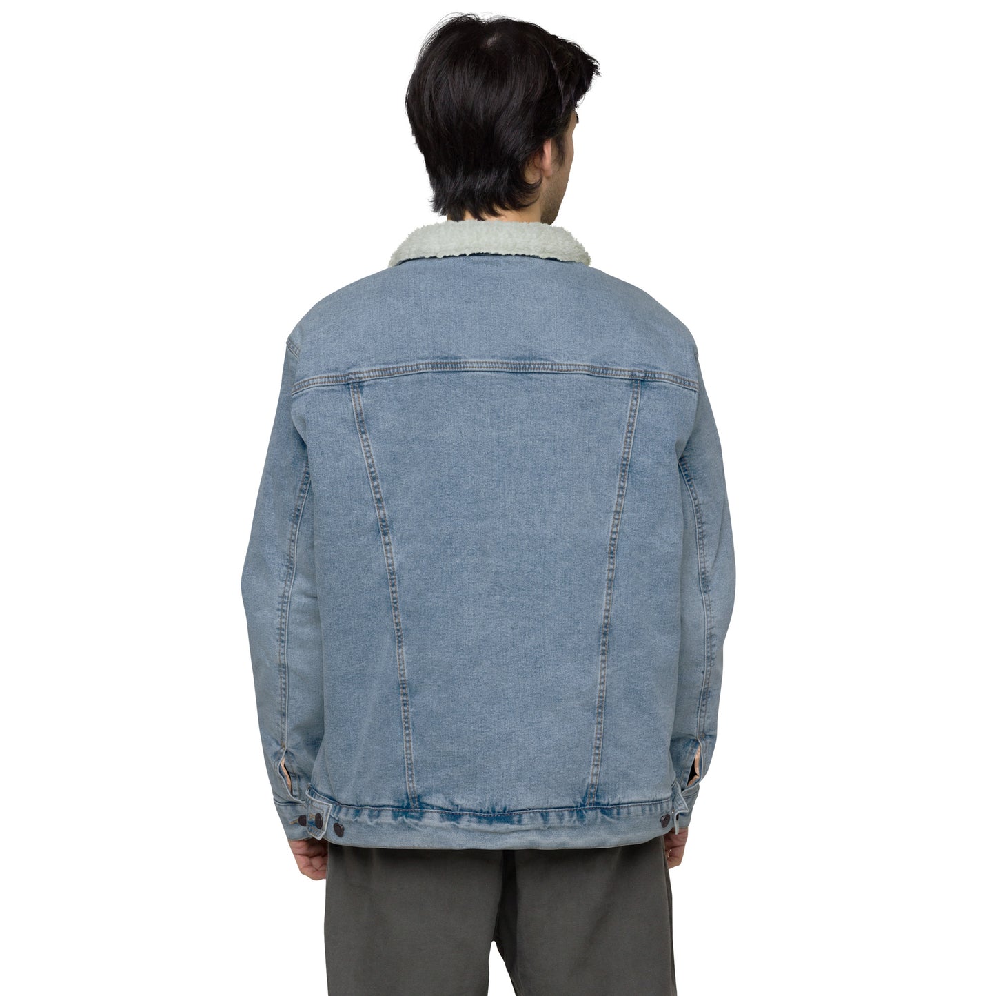 Biblical Truth Cycle - Denim Sherpa Jacket (Logo II)