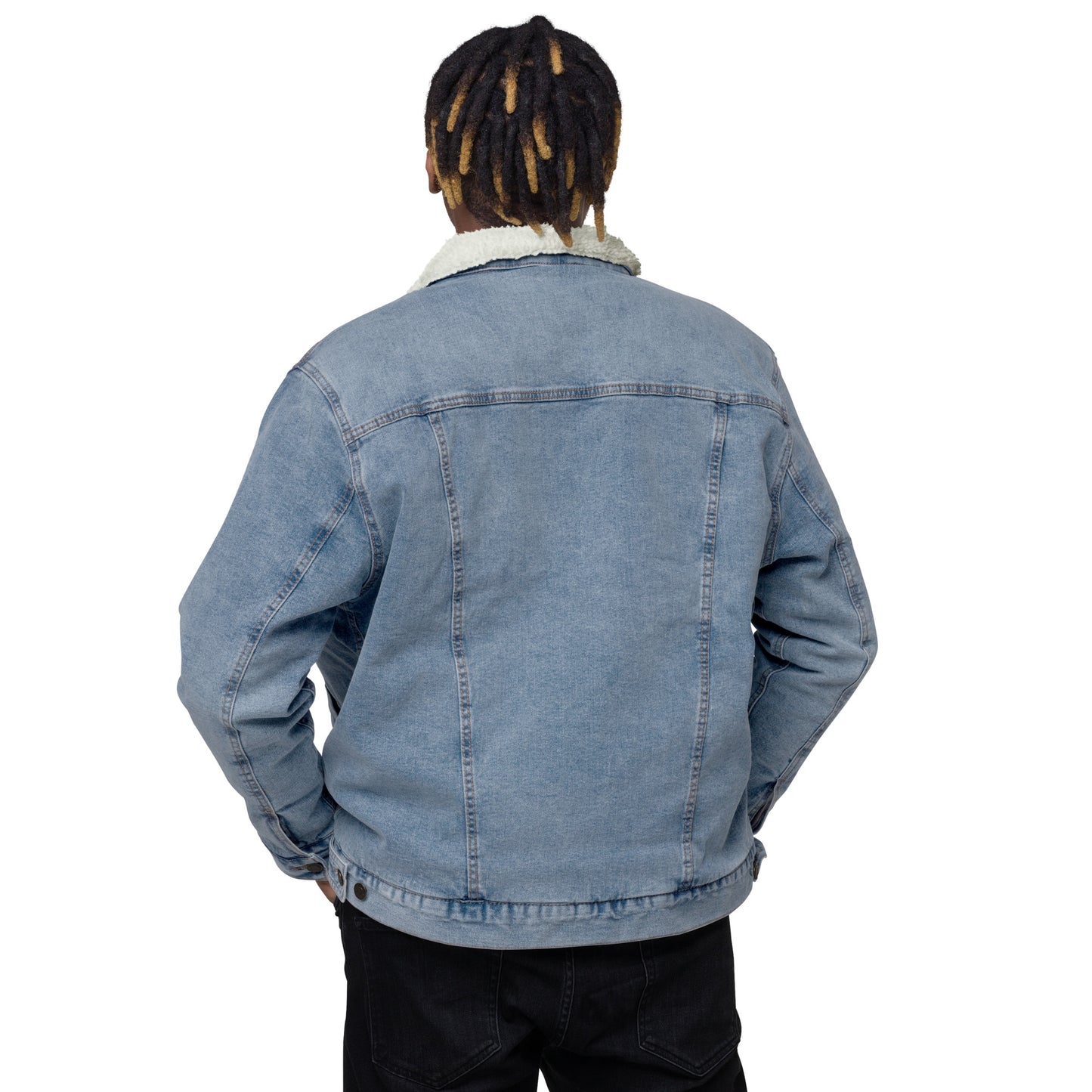 Biblical Truth Cycle - Denim Sherpa Jacket (Logo II)