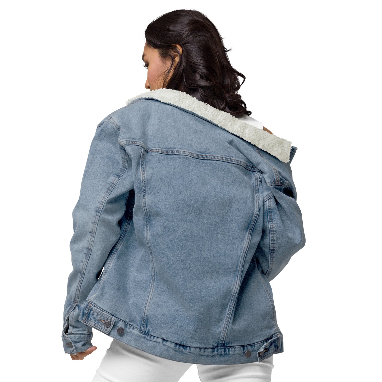 Biblical Truth Cycle - Denim Sherpa Jacket (Logo II)