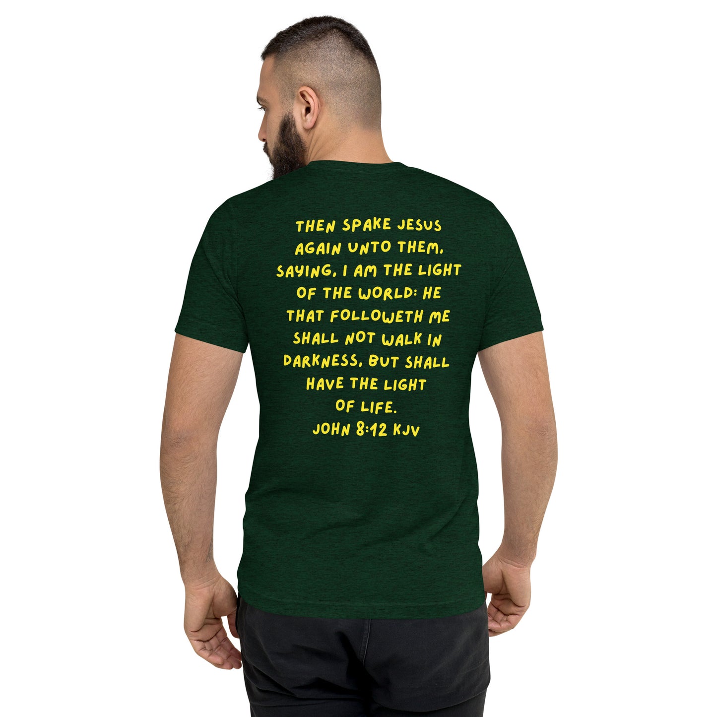 Biblical Truth Cycle - Short Sleeve T-Shirt (SRST-JOHN 8:12)