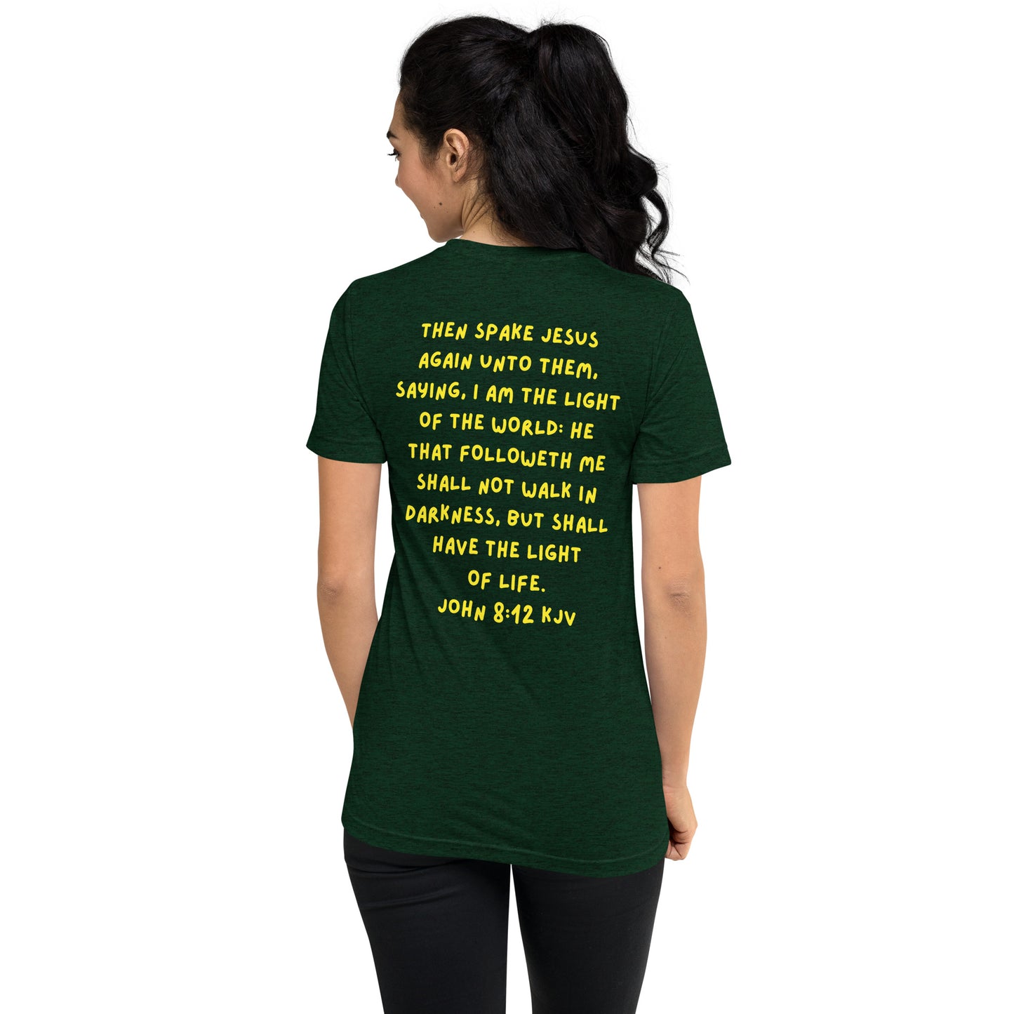 Biblical Truth Cycle - Short Sleeve T-Shirt (SRST-JOHN 8:12)