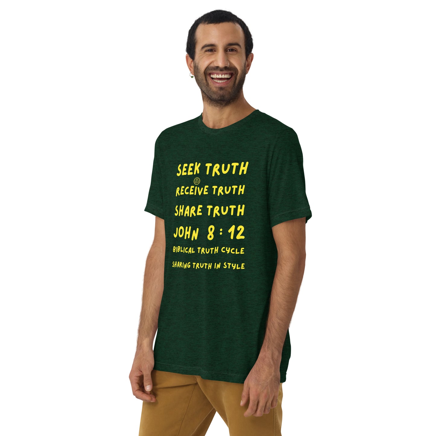 Biblical Truth Cycle - Short Sleeve T-Shirt (SRST-JOHN 8:12)