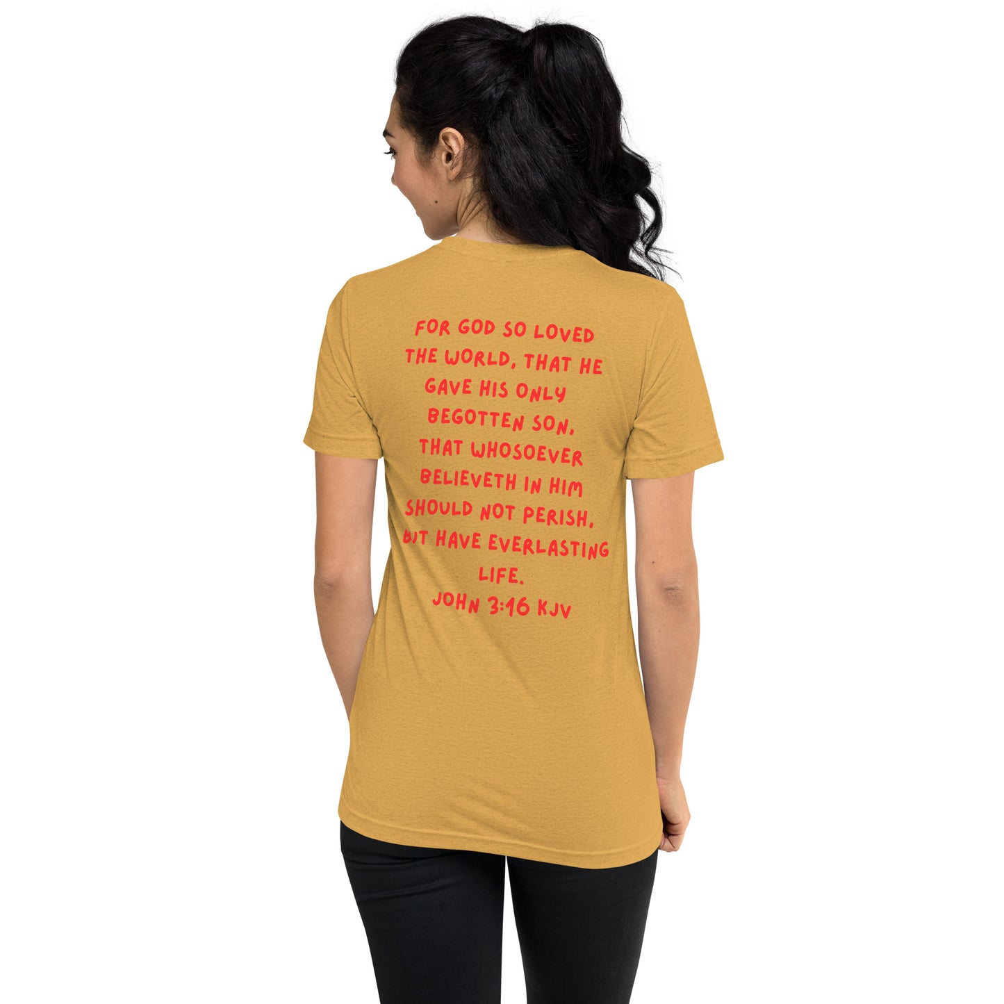 Biblical Truth Cycle - Short Sleeve T-Shirt  (SRST- JOHN 3:16)