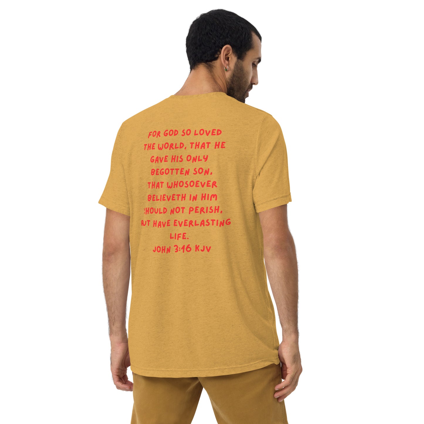 Biblical Truth Cycle - Short Sleeve T-Shirt  (SRST- JOHN 3:16)