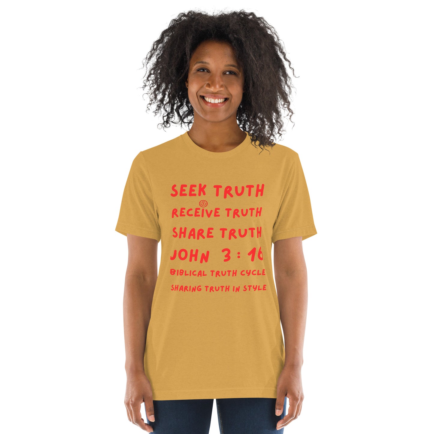 Biblical Truth Cycle - Short Sleeve T-Shirt  (SRST- JOHN 3:16)