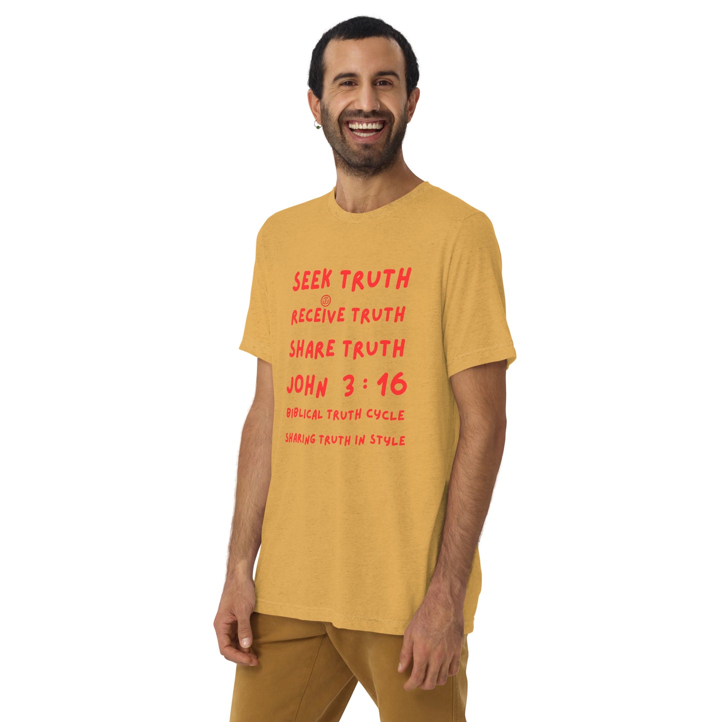 Biblical Truth Cycle - Short Sleeve T-Shirt  (SRST- JOHN 3:16)