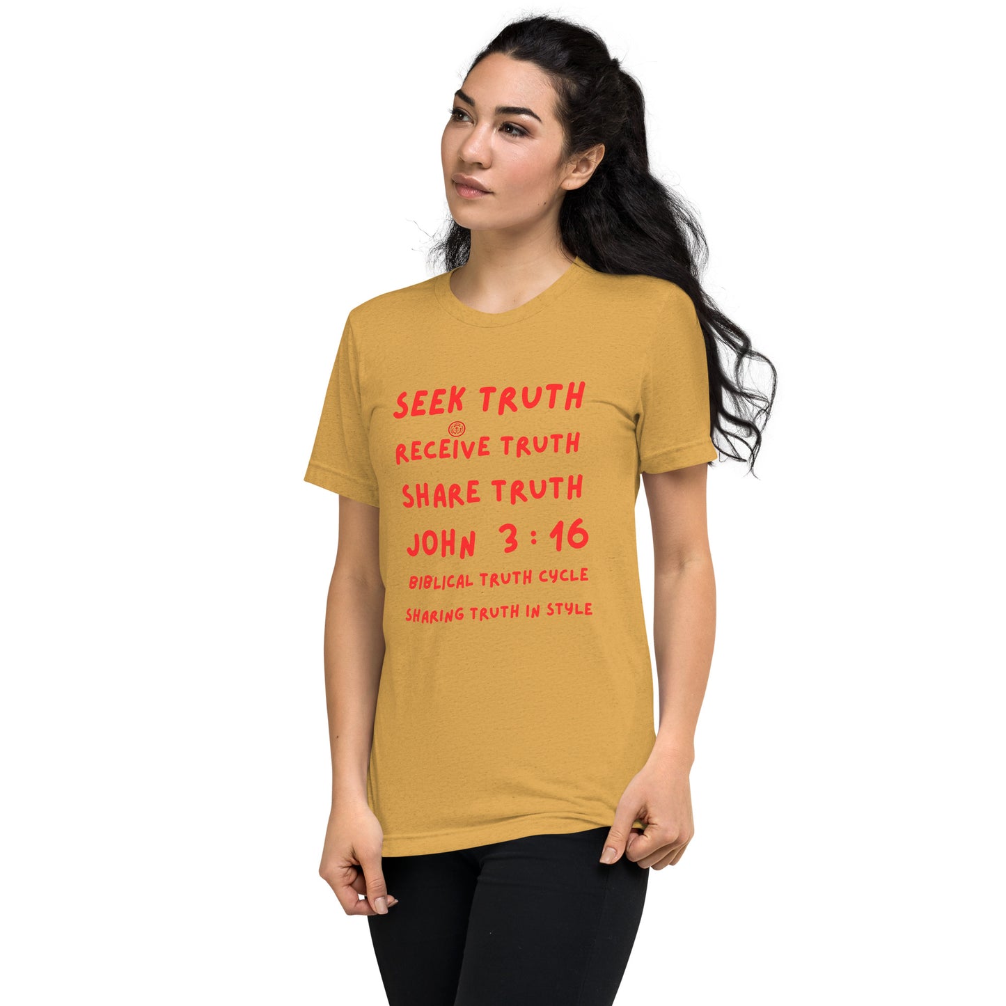 Biblical Truth Cycle - Short Sleeve T-Shirt  (SRST- JOHN 3:16)