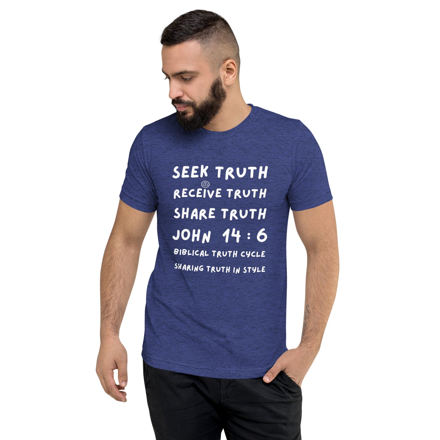 Biblical Truth Cycle - Short Sleeve T-Shirt (SRST-JOHN 14:6)