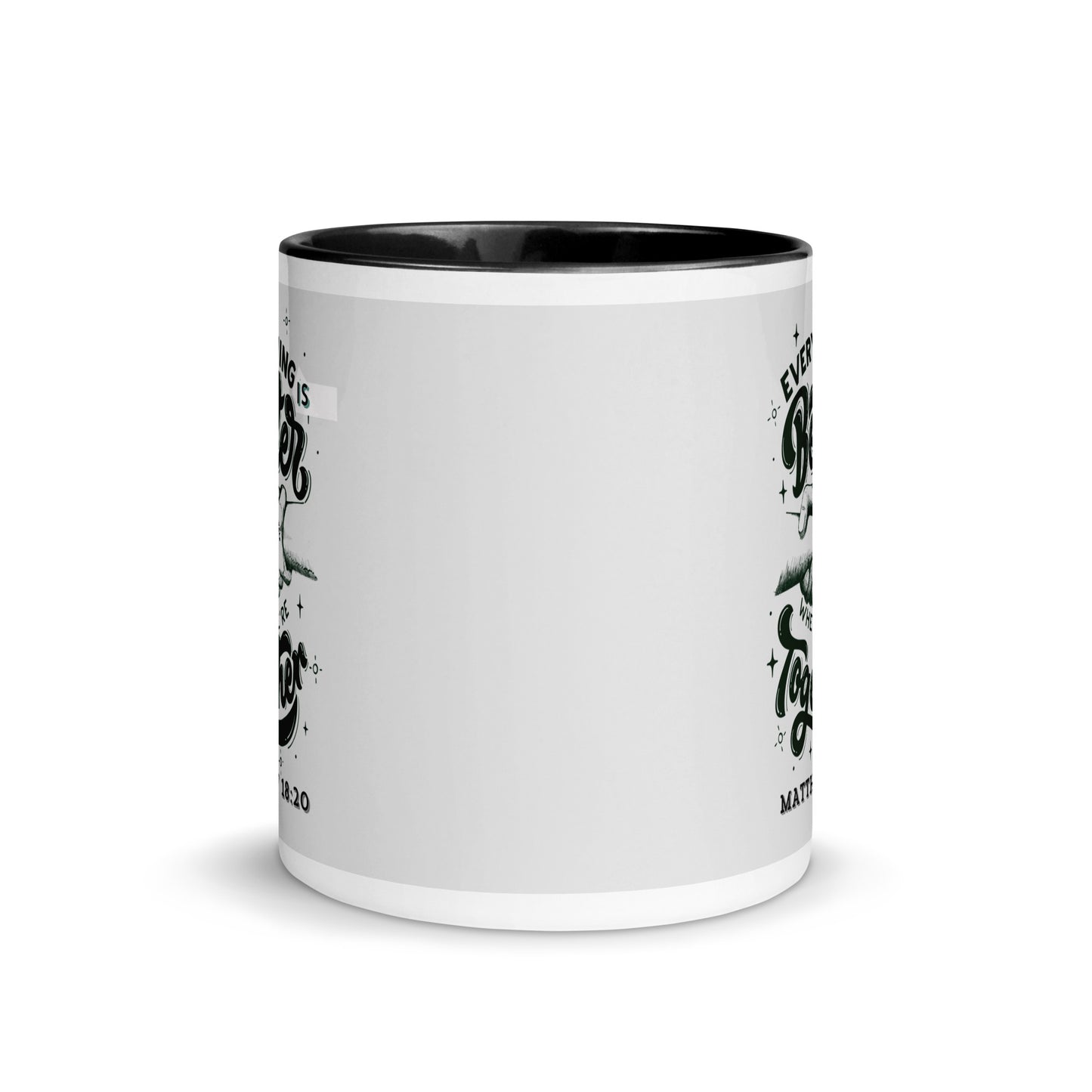 Biblical Truth Cycle - White/Black Mug 11oz (Better Together)