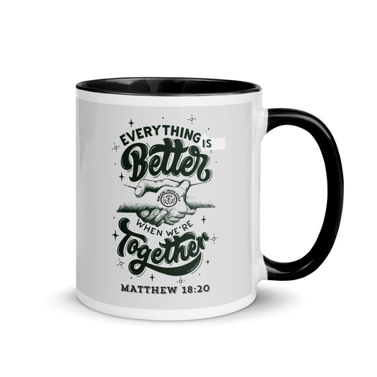 Biblical Truth Cycle - White/Black Mug 11oz (Better Together)