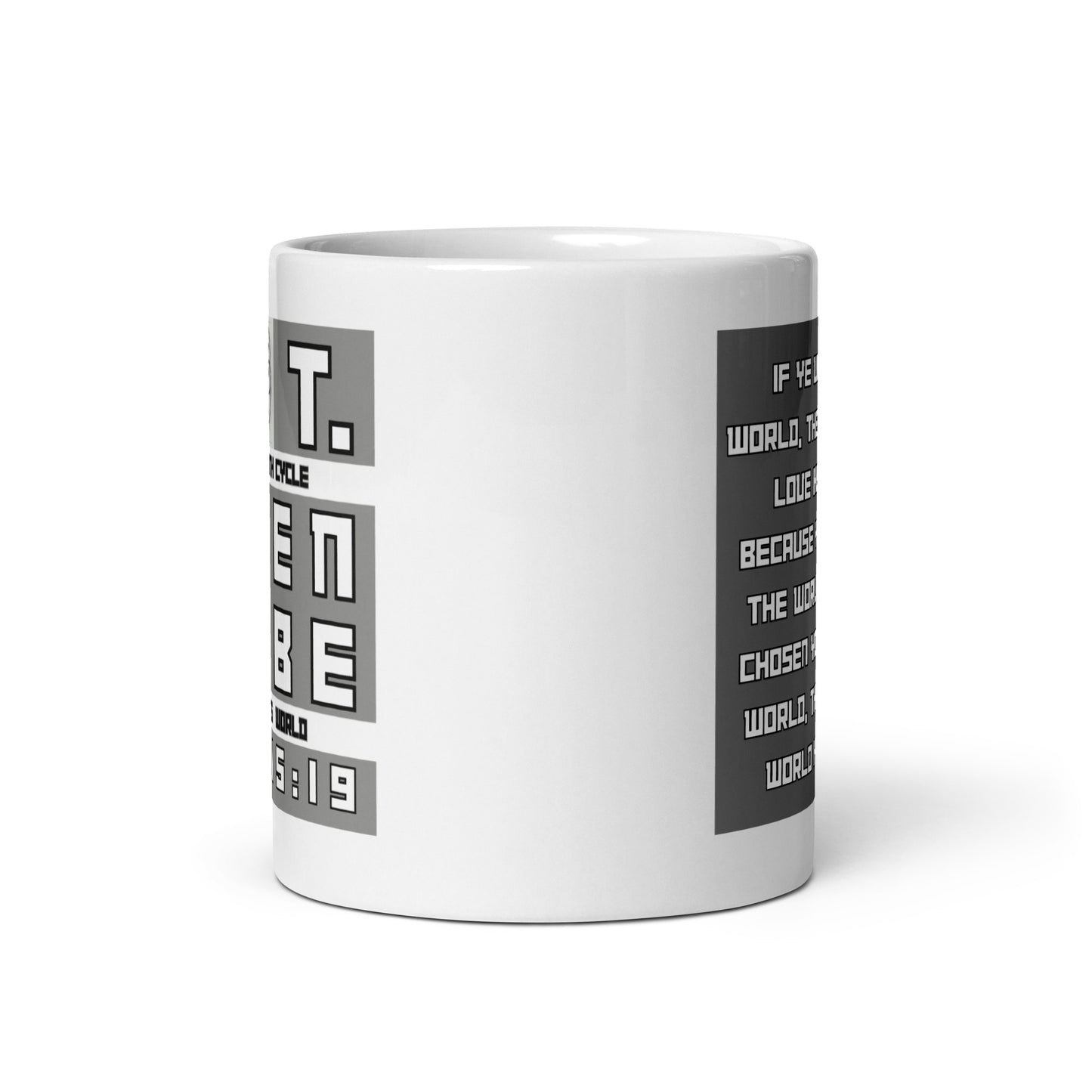 Biblical Truth Cycle - White Glossy Mug (Alien Tribe)