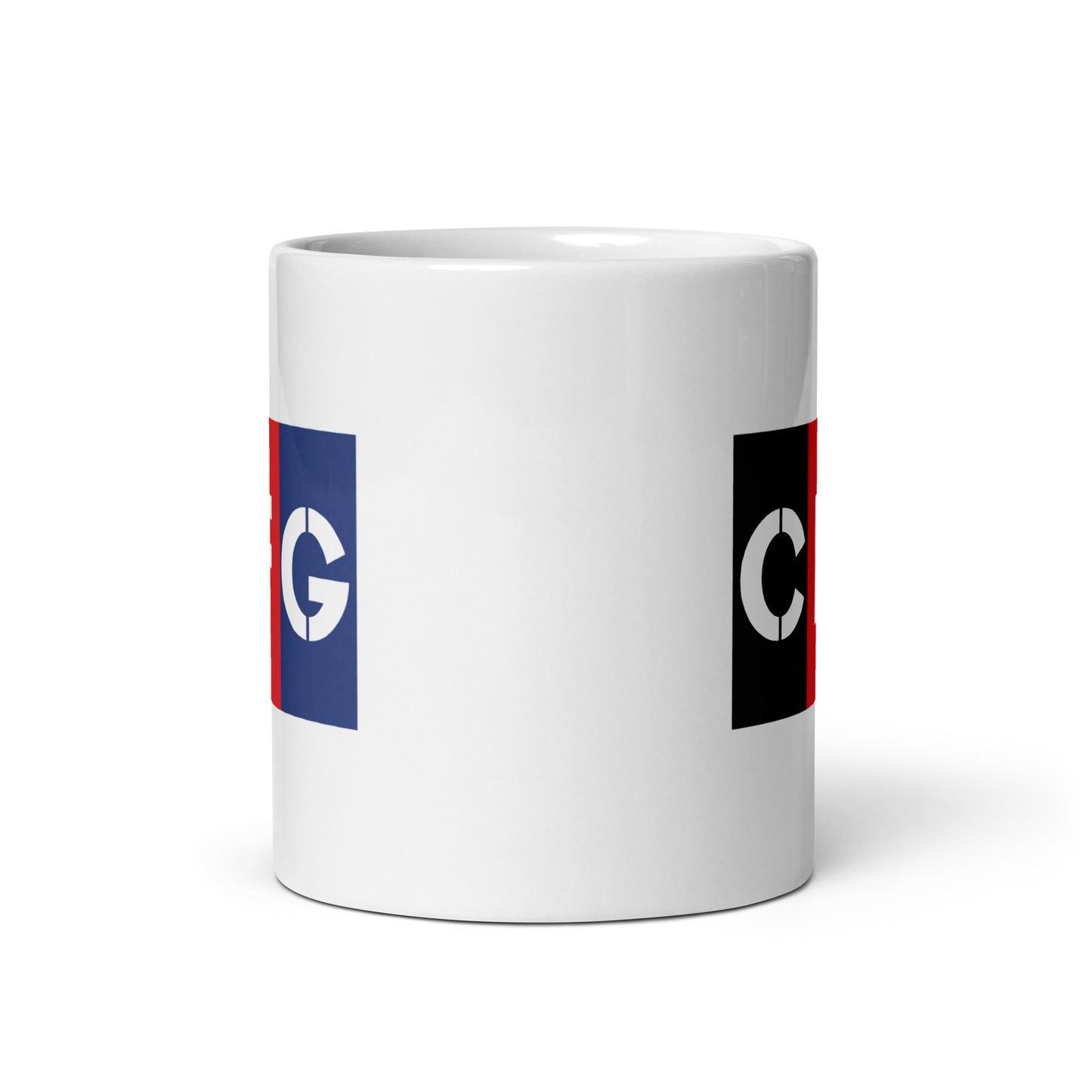 Champion For God - White Mug 11 oz (Logo)