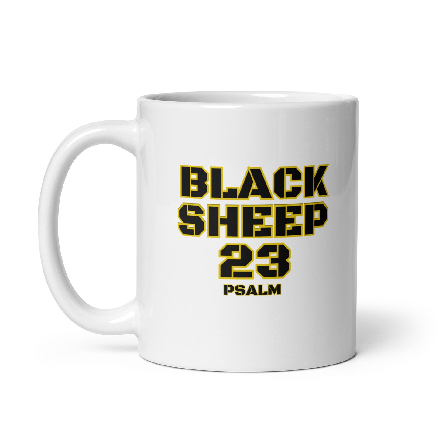 Sheep 23 - Black Sheep 23 - White Glossy Mug (11oz)