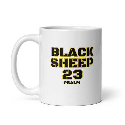 Sheep 23 - Black Sheep 23 - White Glossy Mug (11oz)