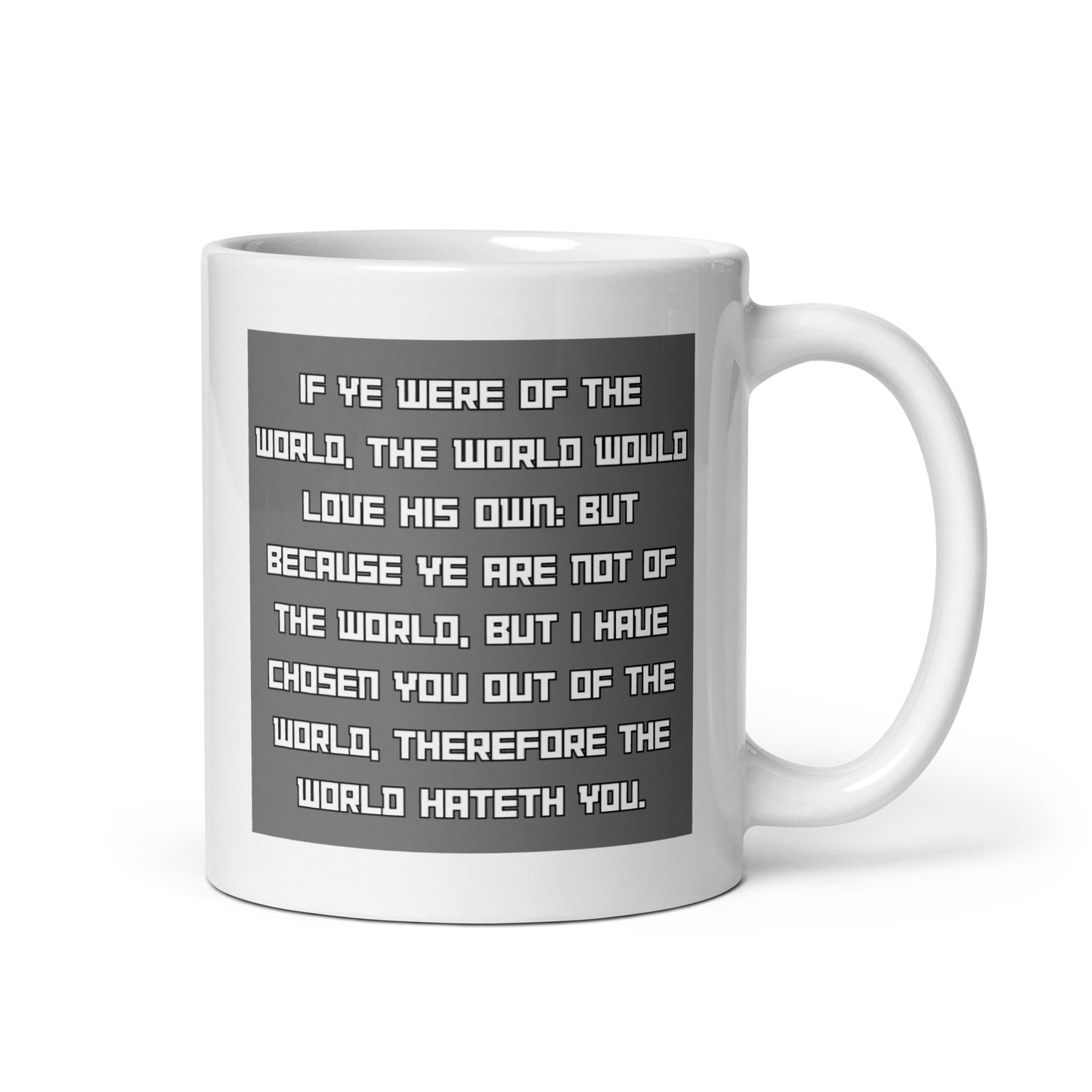 Biblical Truth Cycle - White Glossy Mug (Alien Tribe)