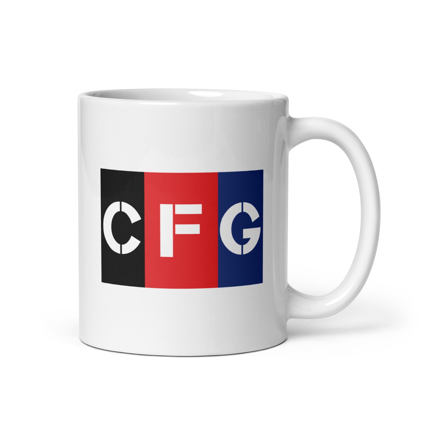 Champion For God - White Mug 11 oz (Logo)