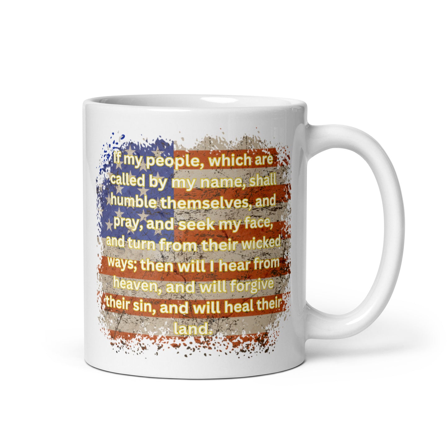 Biblical Truth Cycle - Mug - Pray For The USA (11 oz)