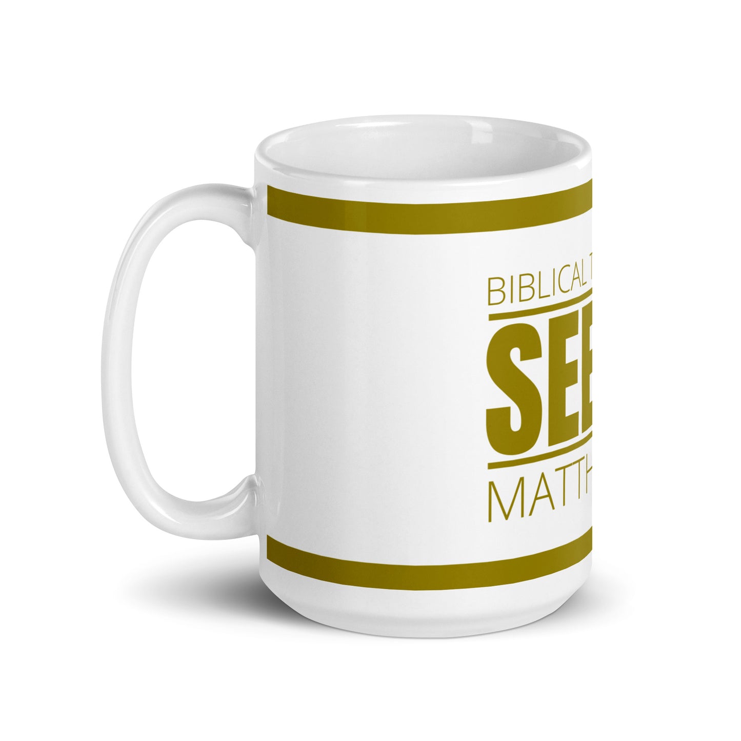 Biblical Truth Cycle - White Glossy Mug 15oz (Seeker)