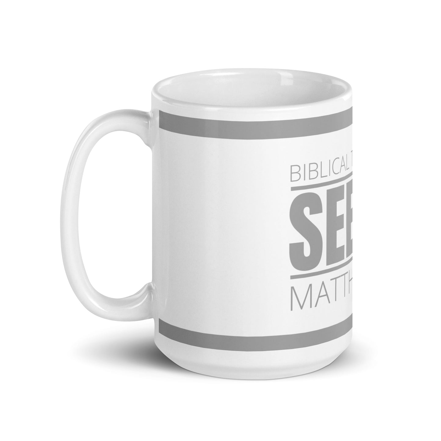 Biblical Truth Cycle - White Glossy Mug 15oz (Seeker)