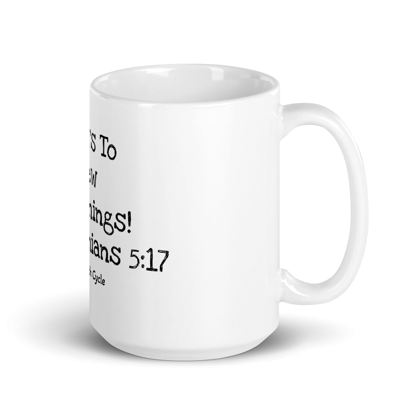 Biblical Truth Cycle - White Mug - (15 oz)