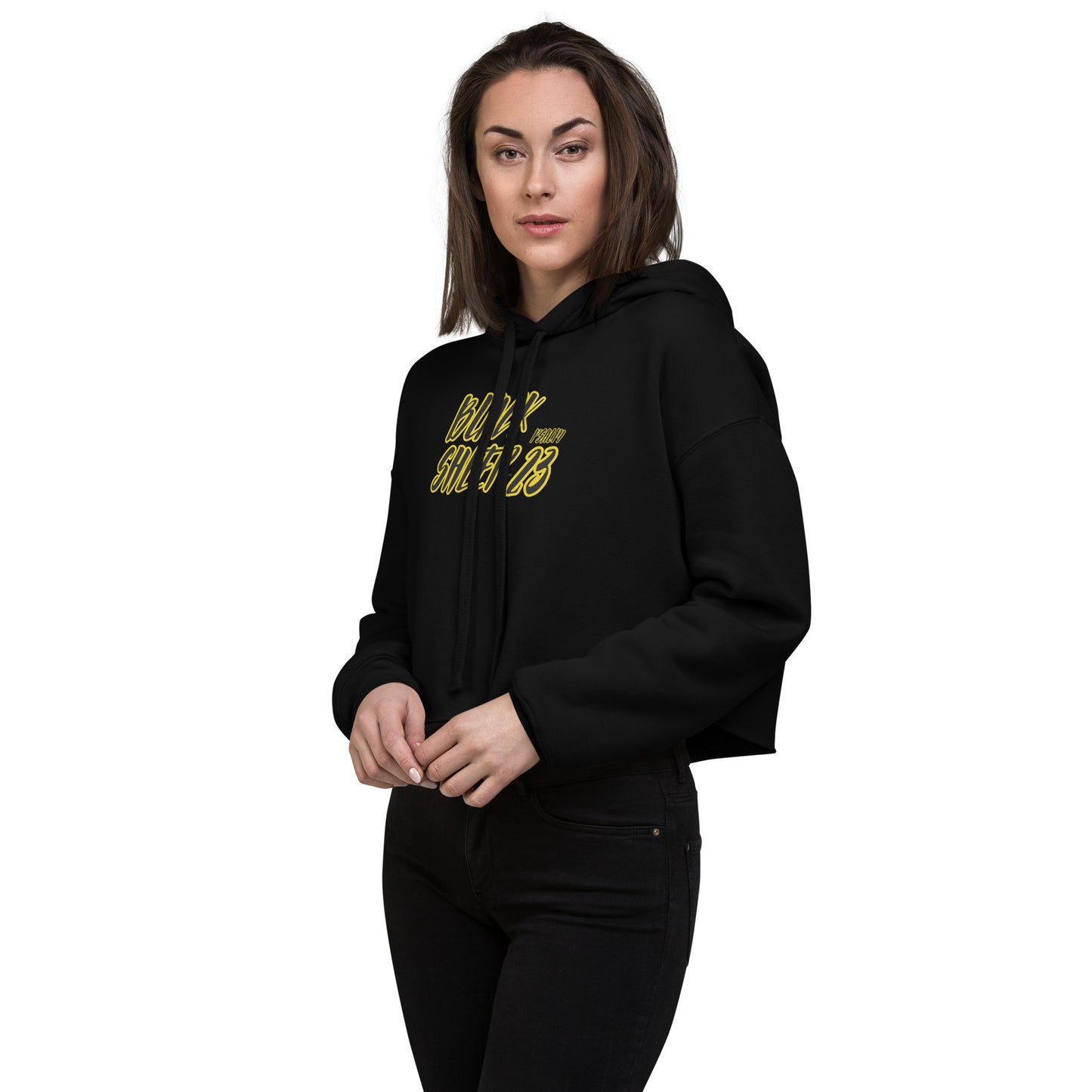 Sheep 23 - Crop Hoodie (Black Sheep 23)